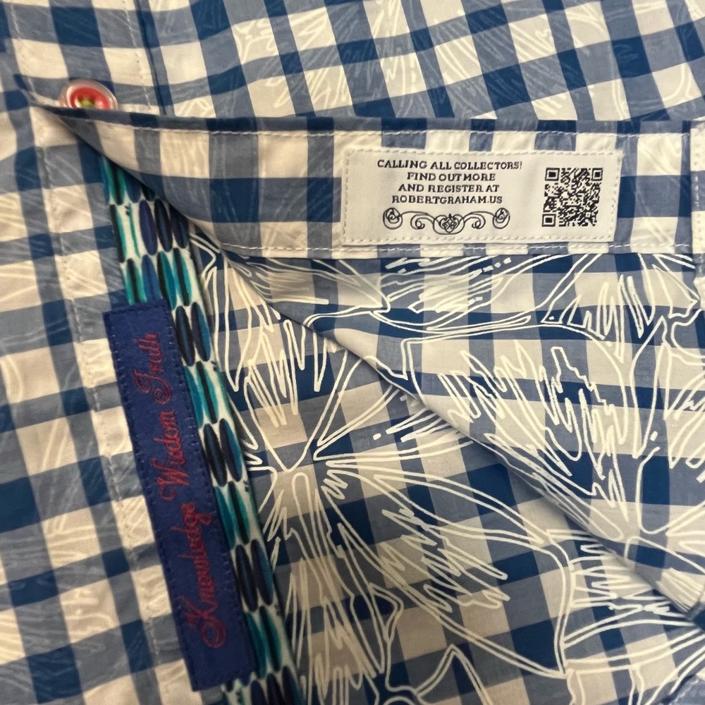 - - Robert Graham Plaid Button Down, Collared Shi… - image 2